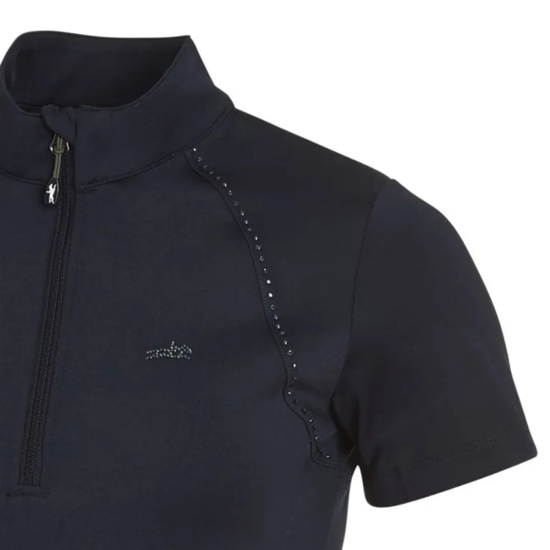 Schockemohle Summer Page Style Shirt - Dark Blue -1